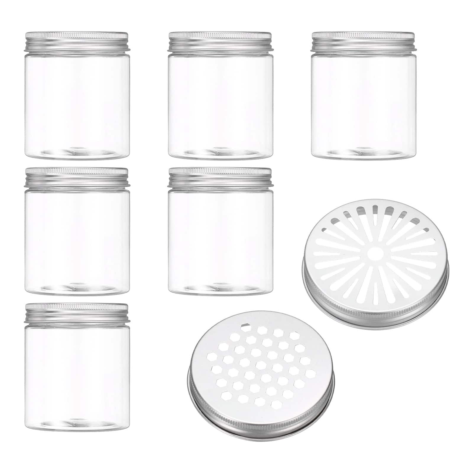Unique Bargains - Premium Empty Scent Beads Container, Refillable Spice Tin Hollow Lid, 6pcs 8.5oz - For Aromatherapy, Scent, Storage - Clear price history on PriceWatchPro
