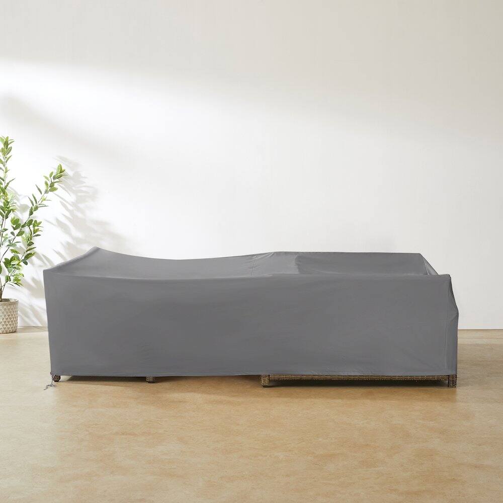Alt View 4. Crosley Furniture - Outdoor Furniture Cover For Patio Set - Gray.