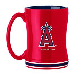 Logo Brands - Los Angeles Angels 14oz. Relief Mug - Multicolor