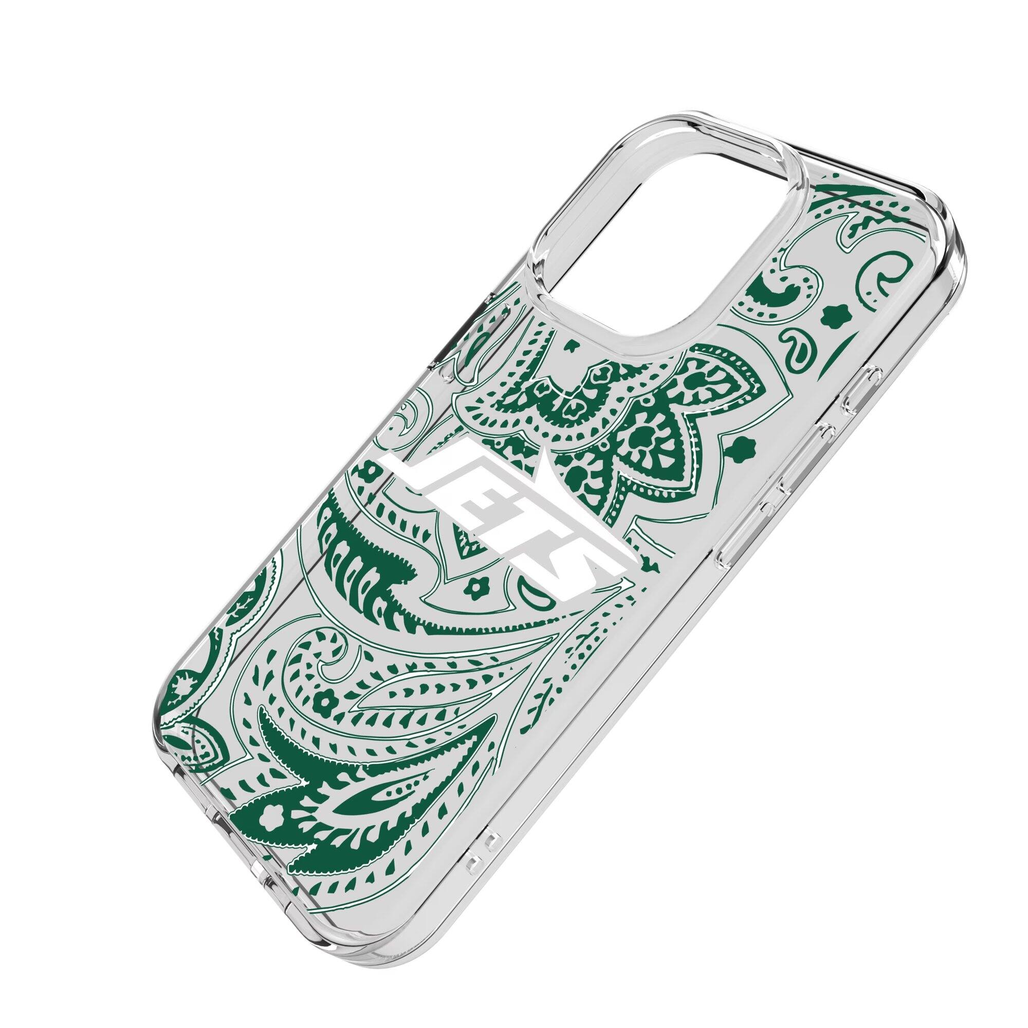Alt View 1. Keyscaper - iPhone Clear Paisley Design Case - 15 - Multicolor.