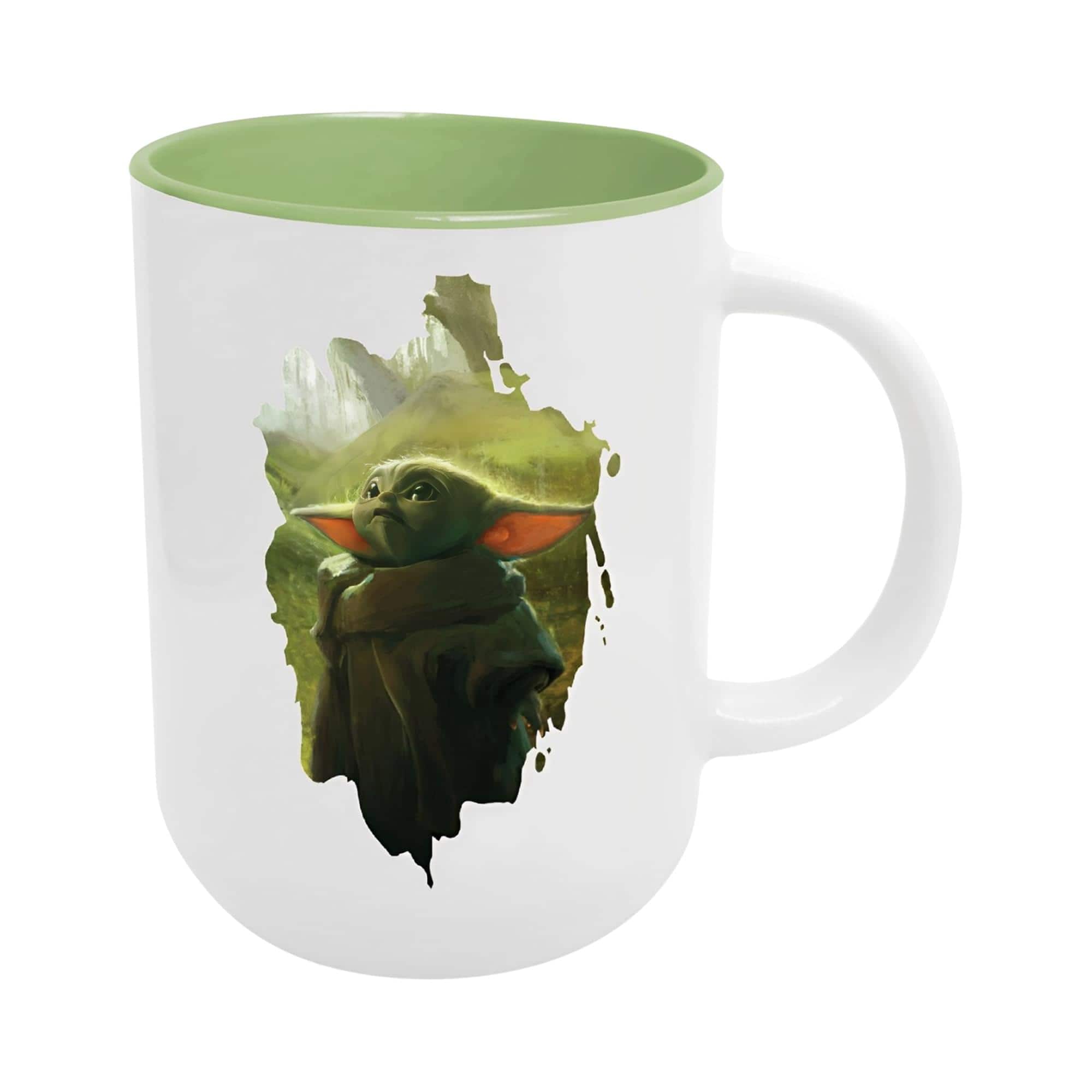 Star Wars - Grogu Brush Badge 16oz Cappucino Mug - White price history on PriceWatchPro