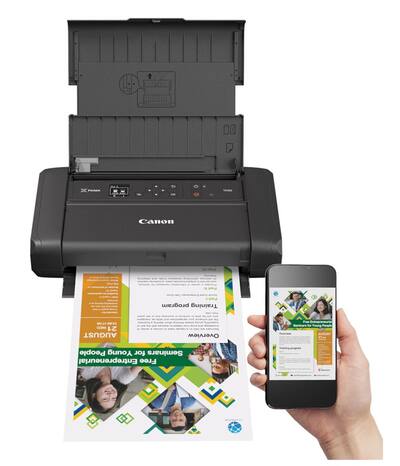 Canon PIXMA TR160 Portable Wireless Inkjet Printer Black