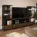 Alt View 1. Ameriwood Home - Structure TV Stand for TVs up to 60" - Columbia Walnut.