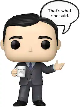 Funko - POP! Sayings: The Office - Michael - COLLECTIBLES - Multicolor