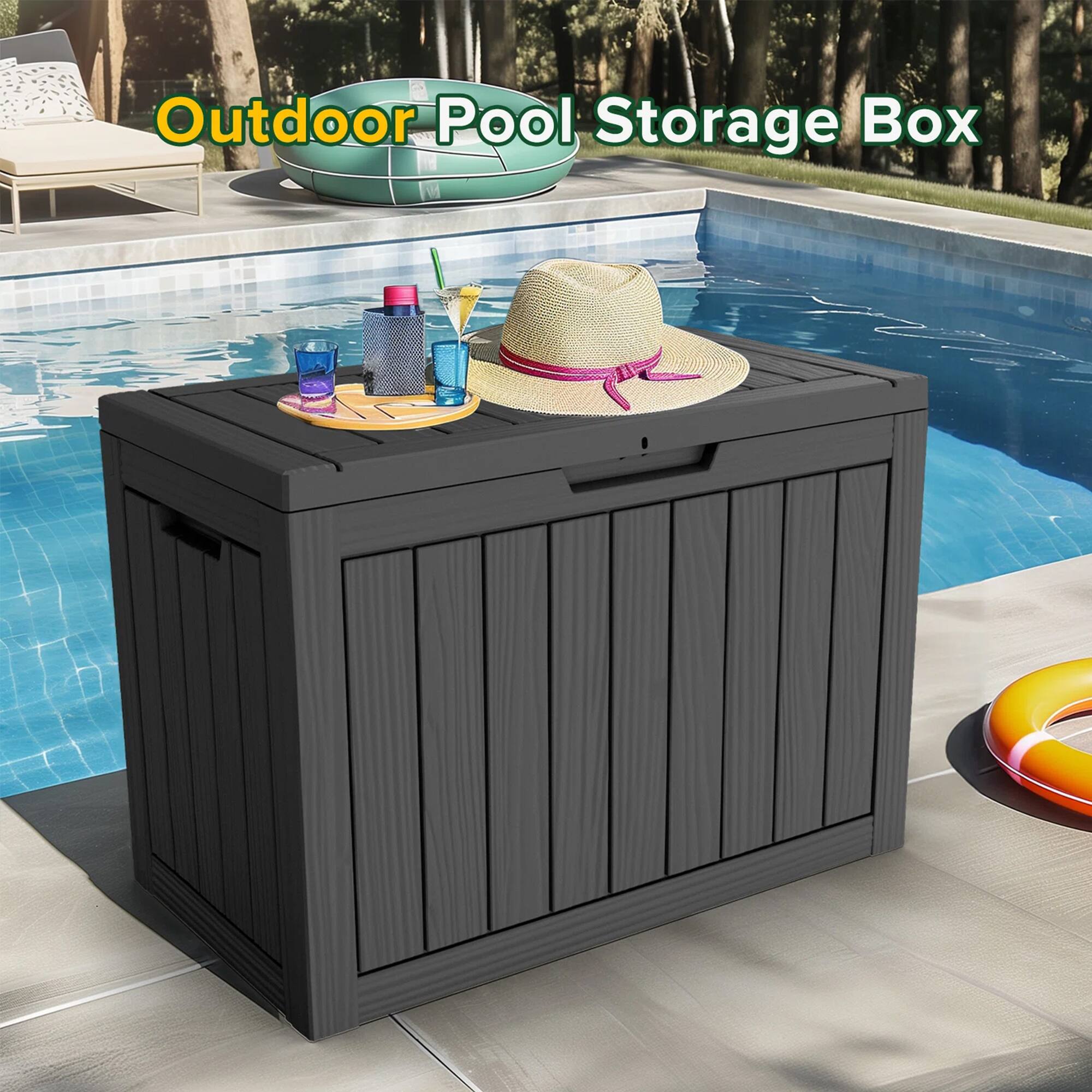 Outdoor Pool Storage Box