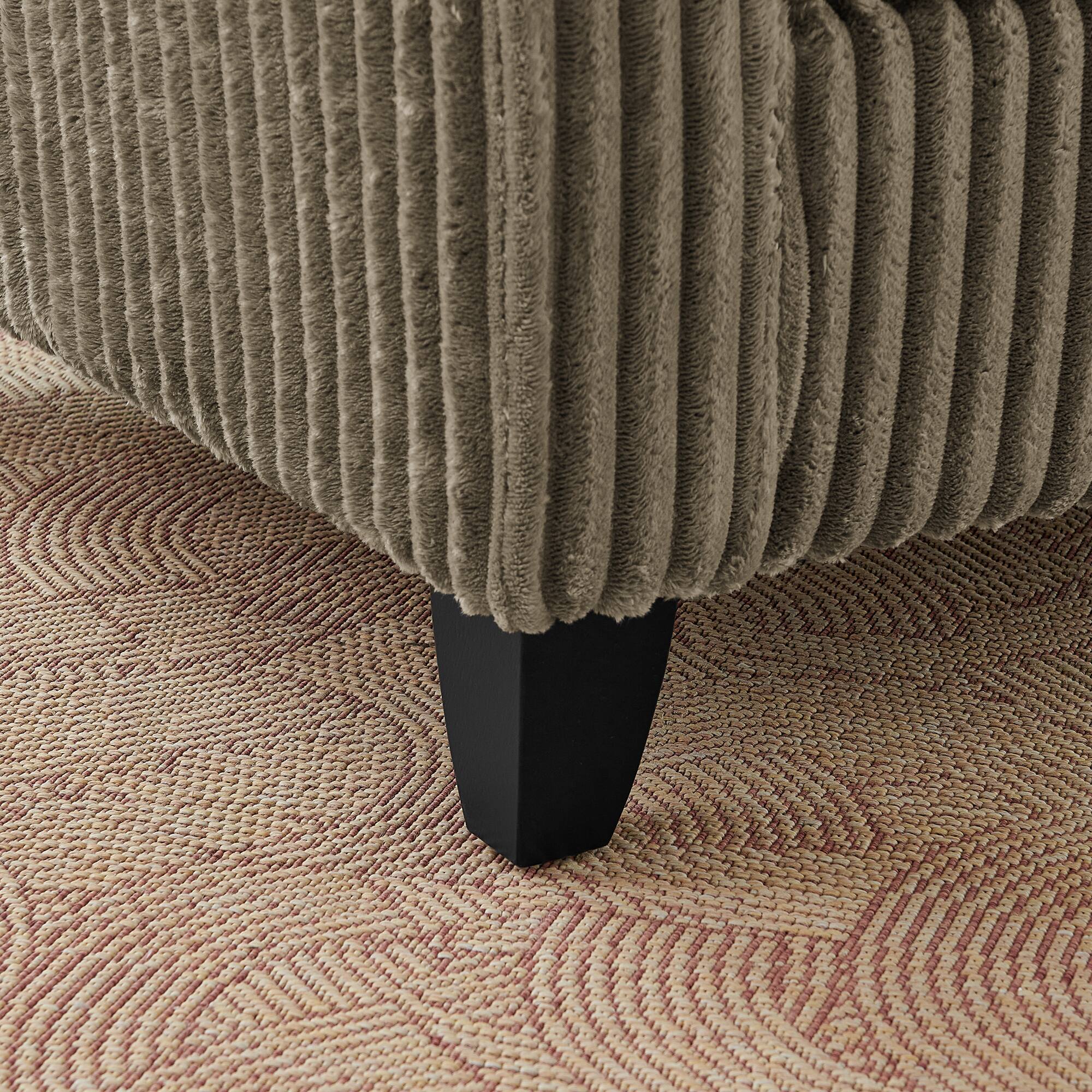 Alt View 1. APRILSOUL - Lazy Sofa Chair Comfortable Single person Backrest Soft Cushion Armrests Living Room Bedroom Brown - Brown.