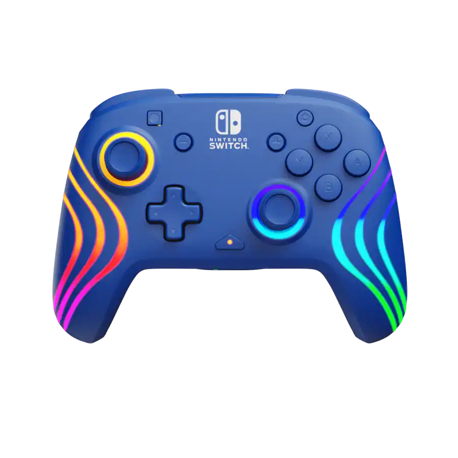 PDP Afterglow Wave Wireless RGB Gaming Controller for Nintendo Switch ...