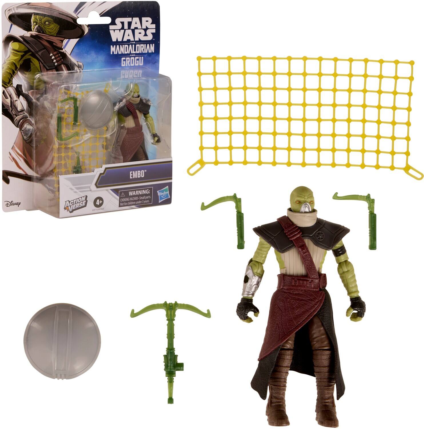 Star Wars: The Mandalorian & Grogu - ActionVerse - Embo Action Figure & Accessories - COLLECTIBLES