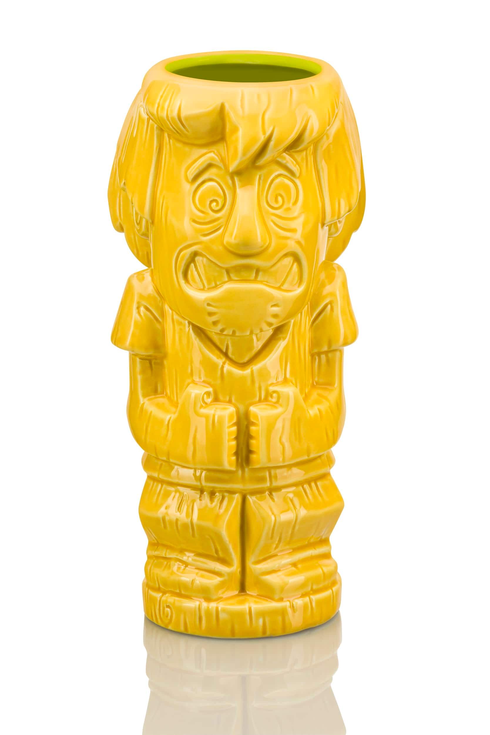 ThinkGeek - Geeki Tikis Scooby-Doo Shaggy Ceramic Mug | Holds 20 Ounces - Yellow
