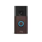 Ring - Battery Doorbell Smart Wifi Video Doorbell - Battery-Powered with Head-to-Toe Video, Live View, and Two-Way Talk - Venetian Bronze