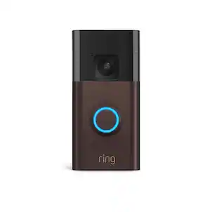 Ring - Battery Doorbell Smart Wifi Video Doorbell - Battery-Powered with Head-to-Toe Video, Live View, and Two-Way Talk - Venetian Bronze