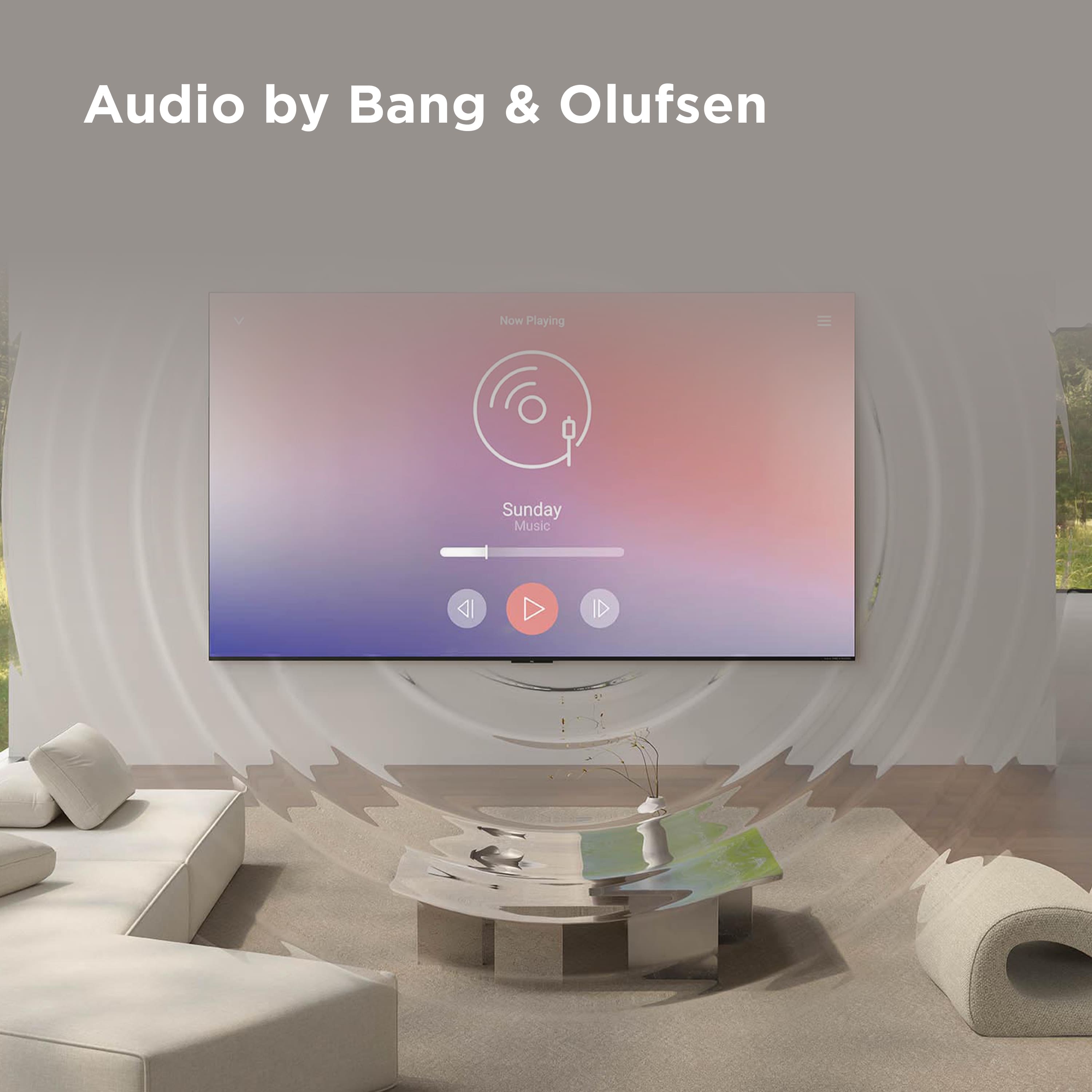 Audio by Bang & Olufsen Now Playing 0 Sunday Music