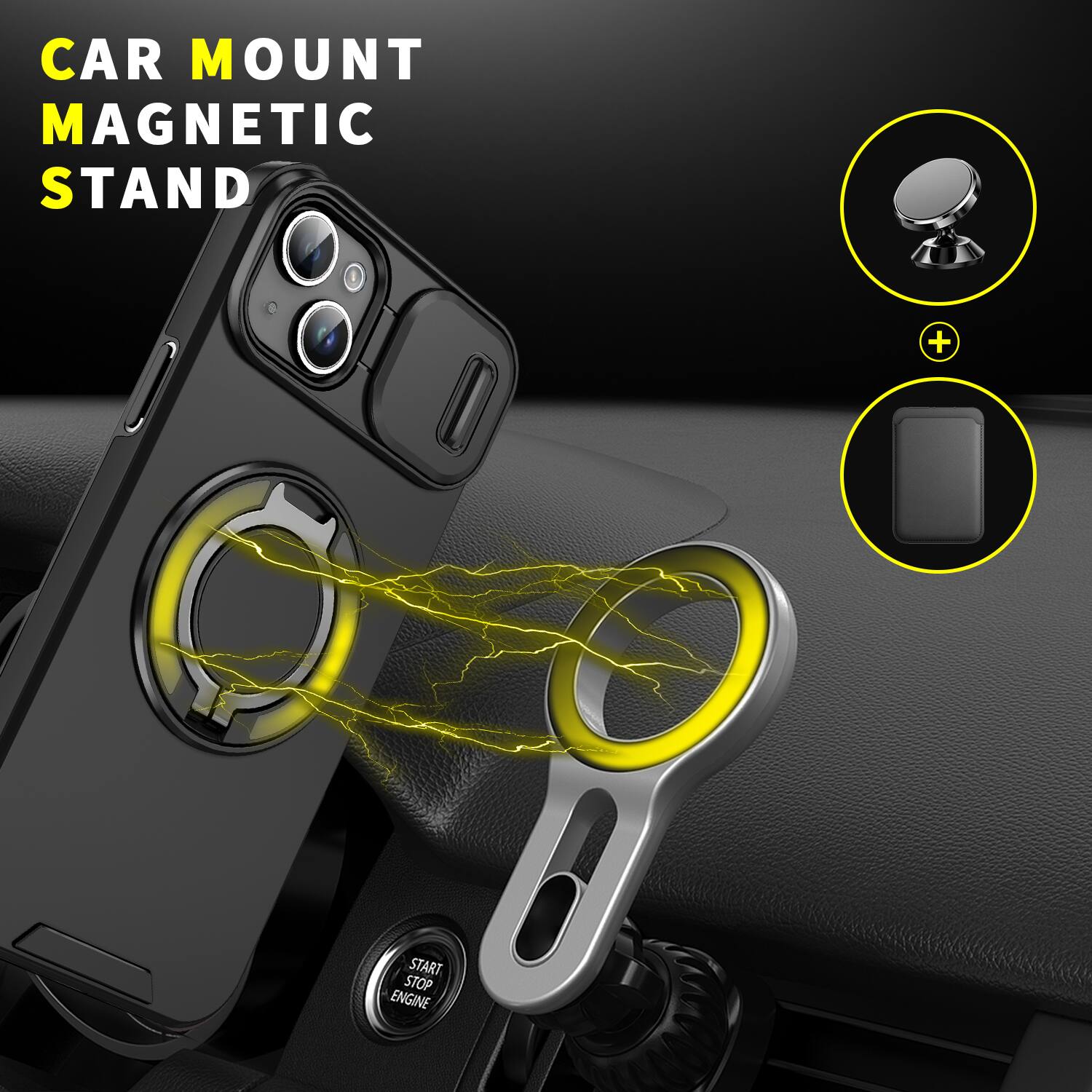 CAR MOUNT MAGNETIC STAND

START STOP ENGINE