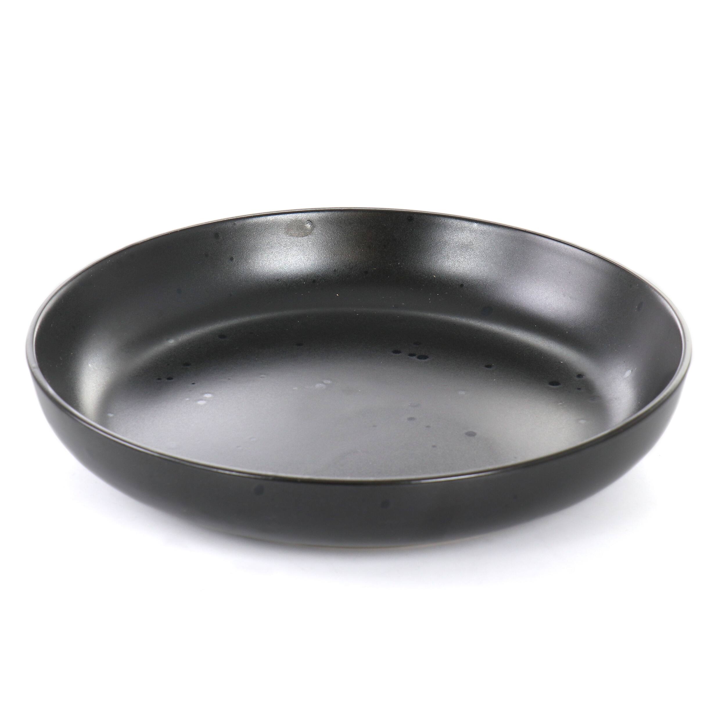 Alt View 2. Studio 3b - Studio 3B Mio 6 Piece 7.5 Inch Round Stoneware Bowl Set in Coal - Black.