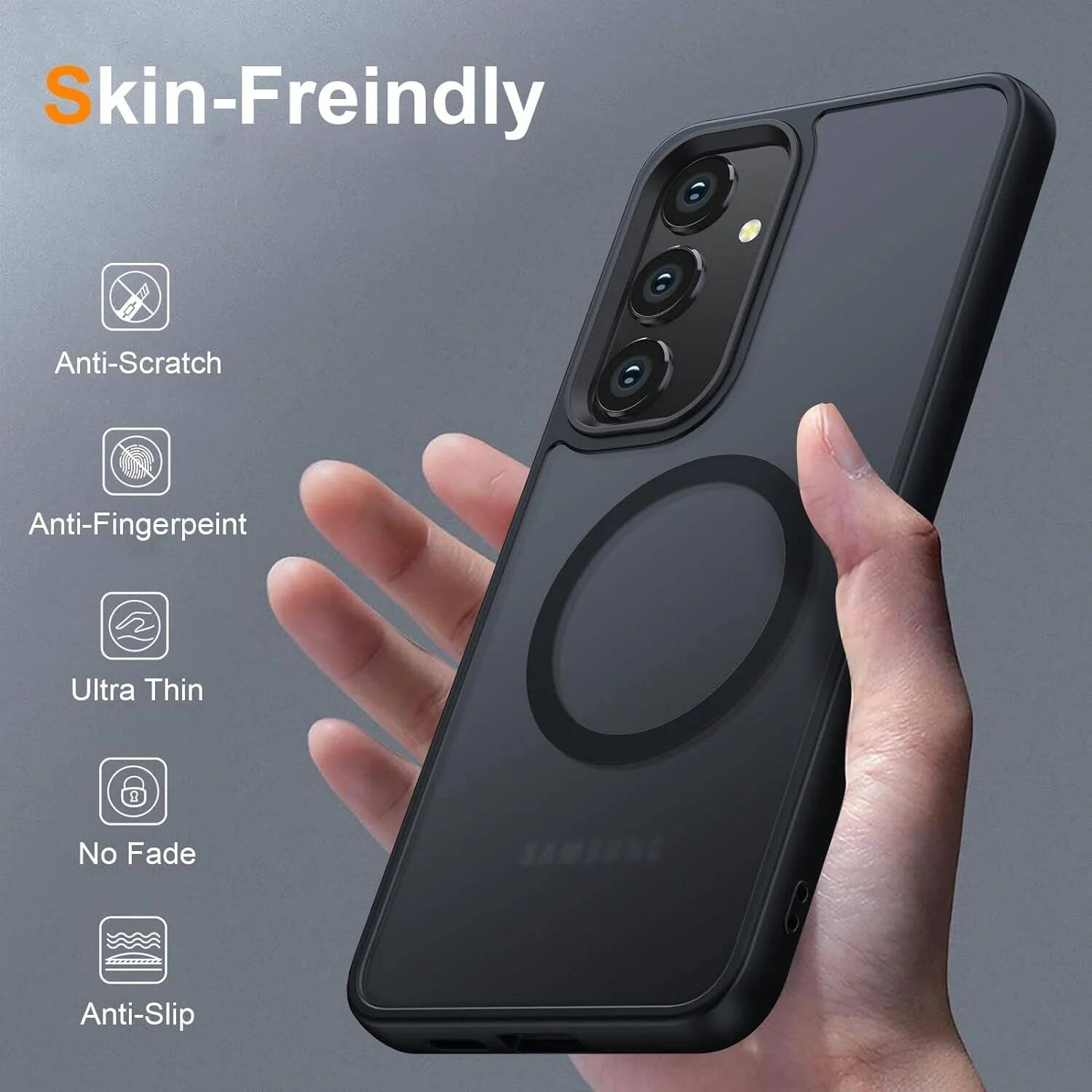 Skin-Friendly, Anti-Scratch, Anti-Fingerprint, Ultra Thin, No Fade, Anti-Slip