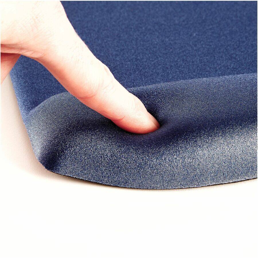 Alt View 7. Fellowes - PLUSHTOUCH MOUSE PAD WRIST REST W/ FOAMFUSION-BLUE - Blue.