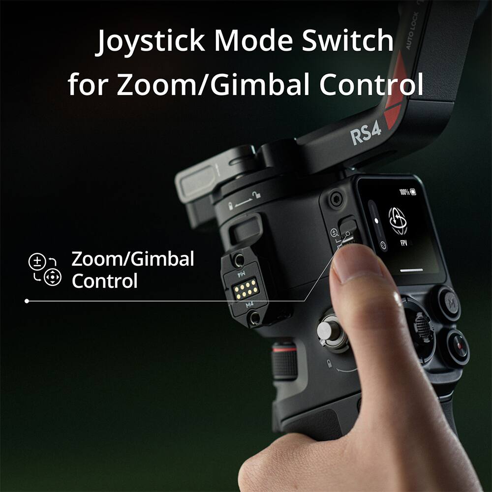 Joystick Mode Switch for Zoom/Gimbal Control

Zoom/Gimbal Control