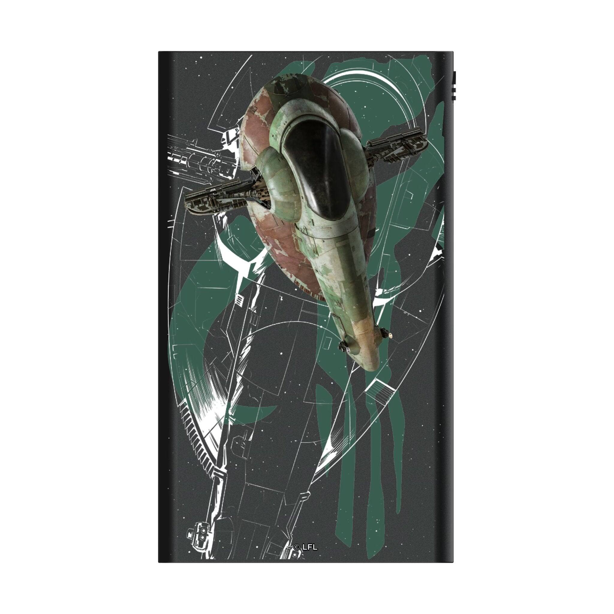 Angle. Keyscaper - Star Wars: A New Hope FactionTech 5000mAh Flat Powerbank - Slave I.