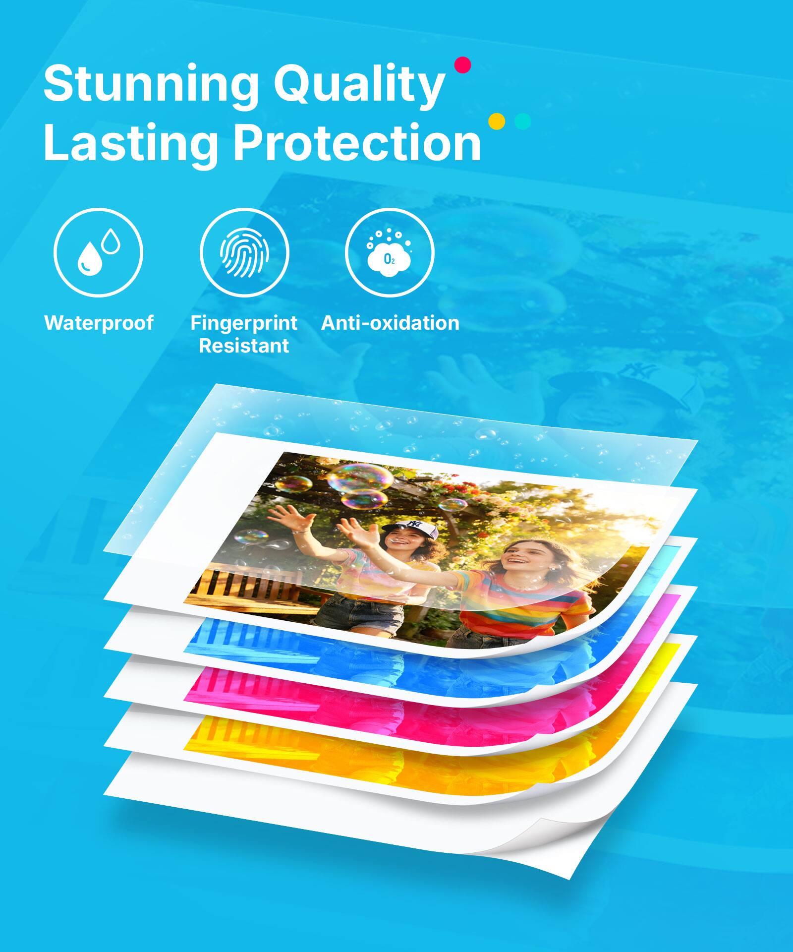 Stunning Quality Lasting Protection

Waterproof
Fingerprint Resistant
Anti-oxidation