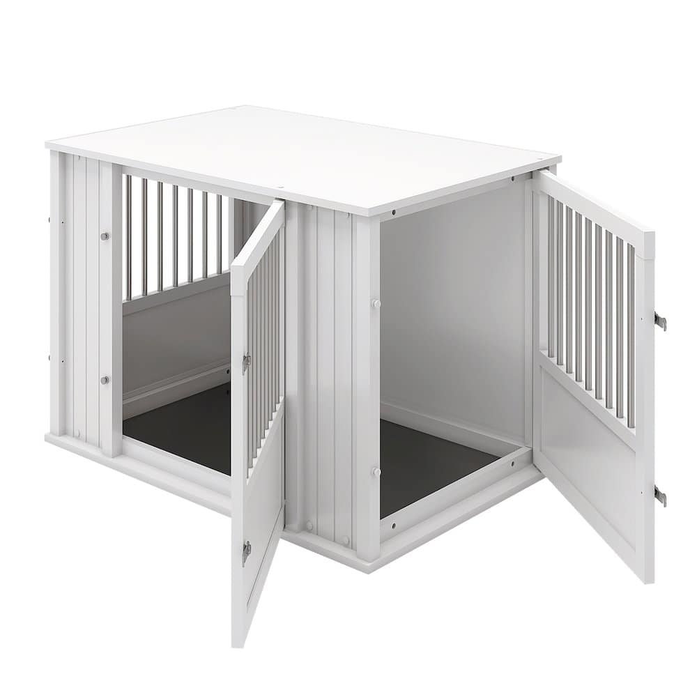 New Age Pet - Durable ECOFLEX Large Dog Crate with Flexible Door Placement in Antique White price history on PriceWatchPro