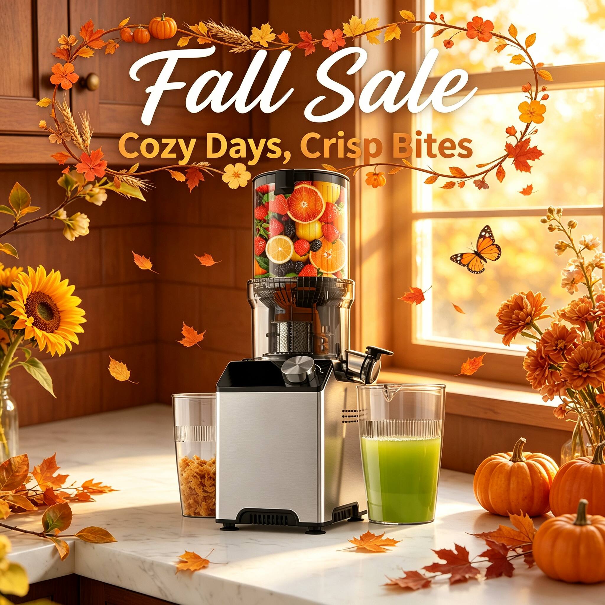 Fall Sale  
Cozy Days, Crisp Bites