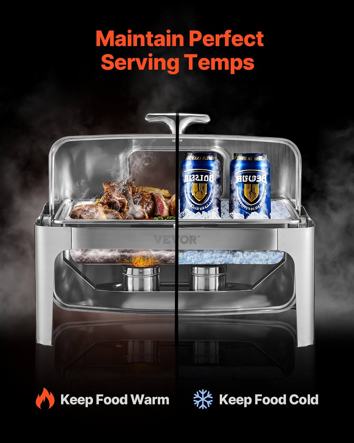 Maintain Perfect Serving Temps Keep Food Warm Keep Food Cold