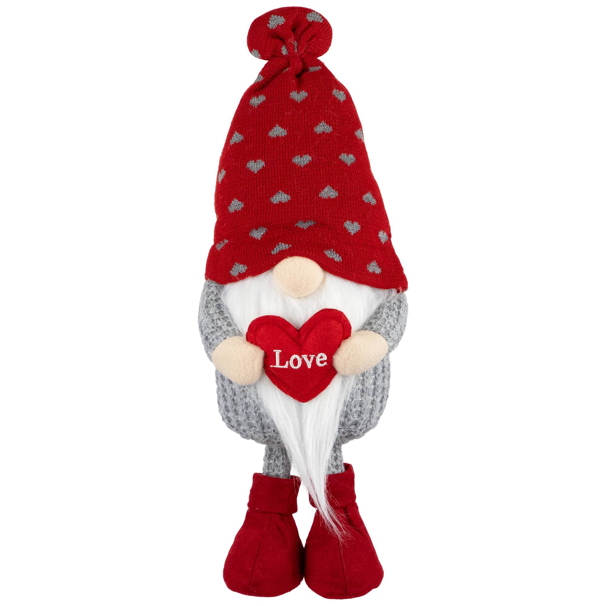 Northlight - Plush "Love" Valentine's Day Gnome - 13.5" - Red