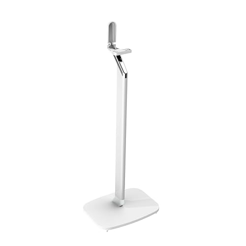 Left. Flexson - FLEXSON Premium Floor Stand for Sonos ERA 300, White - "NA".
