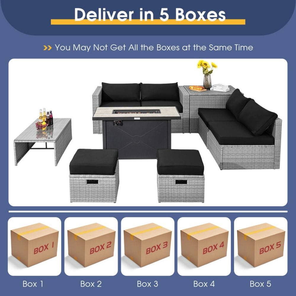 Deliver in 5 Boxes  
You May Not Get All the Boxes at the Same Time  

Box 1  
Box 2  
Box 3  
Box 4  
Box 5