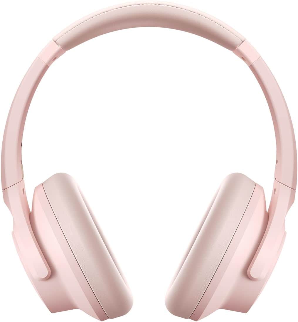 Alt View 8. Soundcore - Soundcore - by Anker Q20i True Wireless Noise Canceling Over-the-Ear Headphones - Pink - Pink.