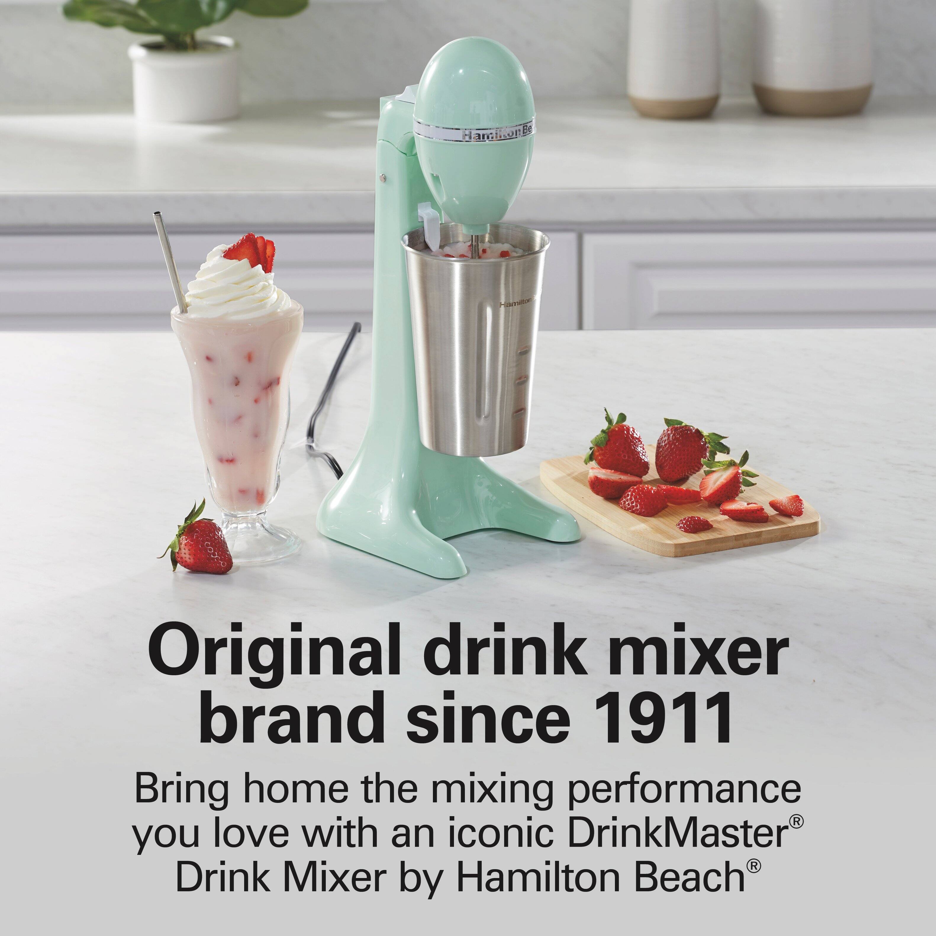 Original drink mixer brand since 1911  
Bring home the mixing performance you love with an iconic DrinkMaster Drink Mixer by Hamilton Beach