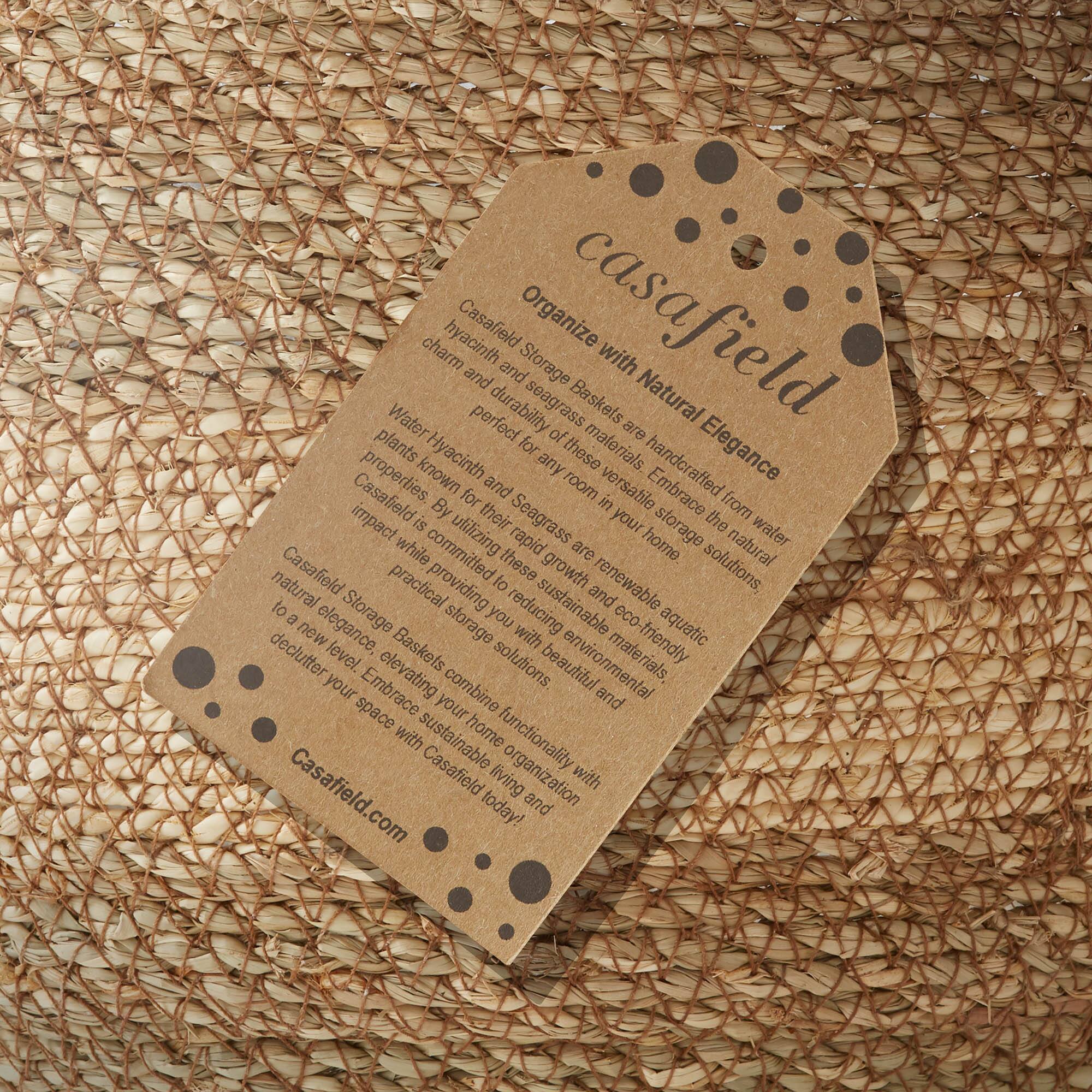 Organize with Natural Elegance

Casafield Seagrass Baskets are handcrafted from water hyacinth and seagrass, known for their rapid growth and renewable properties. These materials are sustainable, eco-friendly, and beautiful. Casafield Storage Baskets combine functionality with elegance, providing practical storage solutions that elevate your home organization. Embrace sustainable living and declutter your space with Casafield today!

Casafield.com