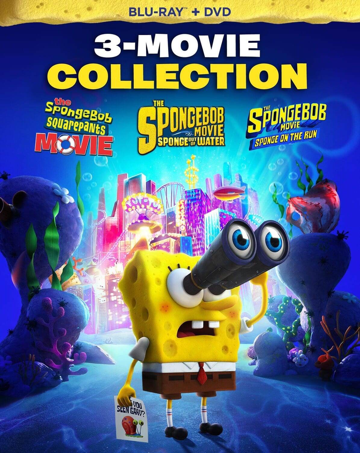 Front. The SpongeBob 3-Movie Collection   - BLU-RAY.
