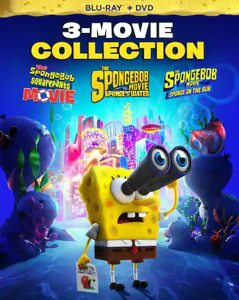 Front. The SpongeBob 3-Movie Collection - BLU-RAY.