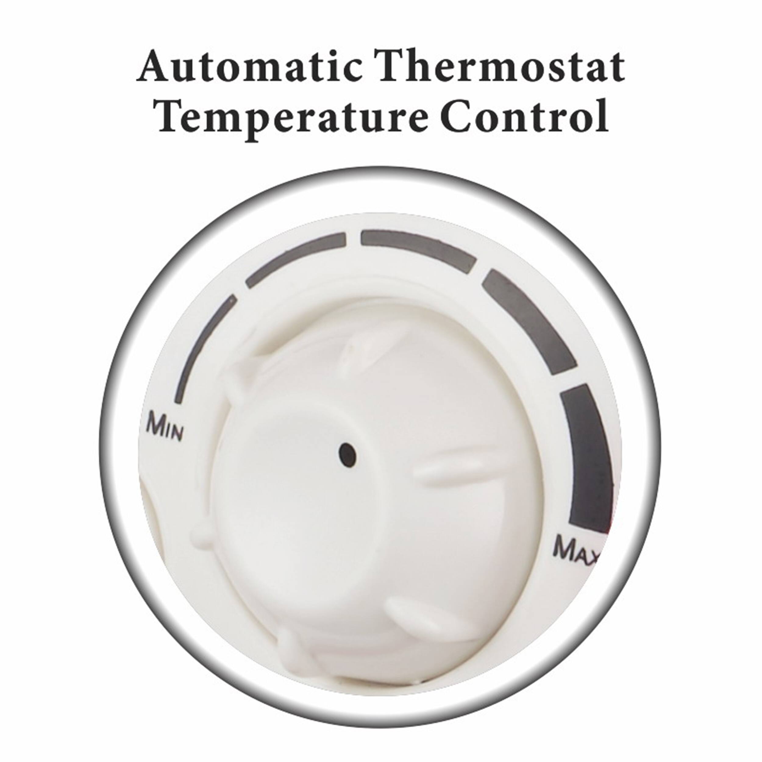 Automatic Thermostat Temperature Control
MIN MAX