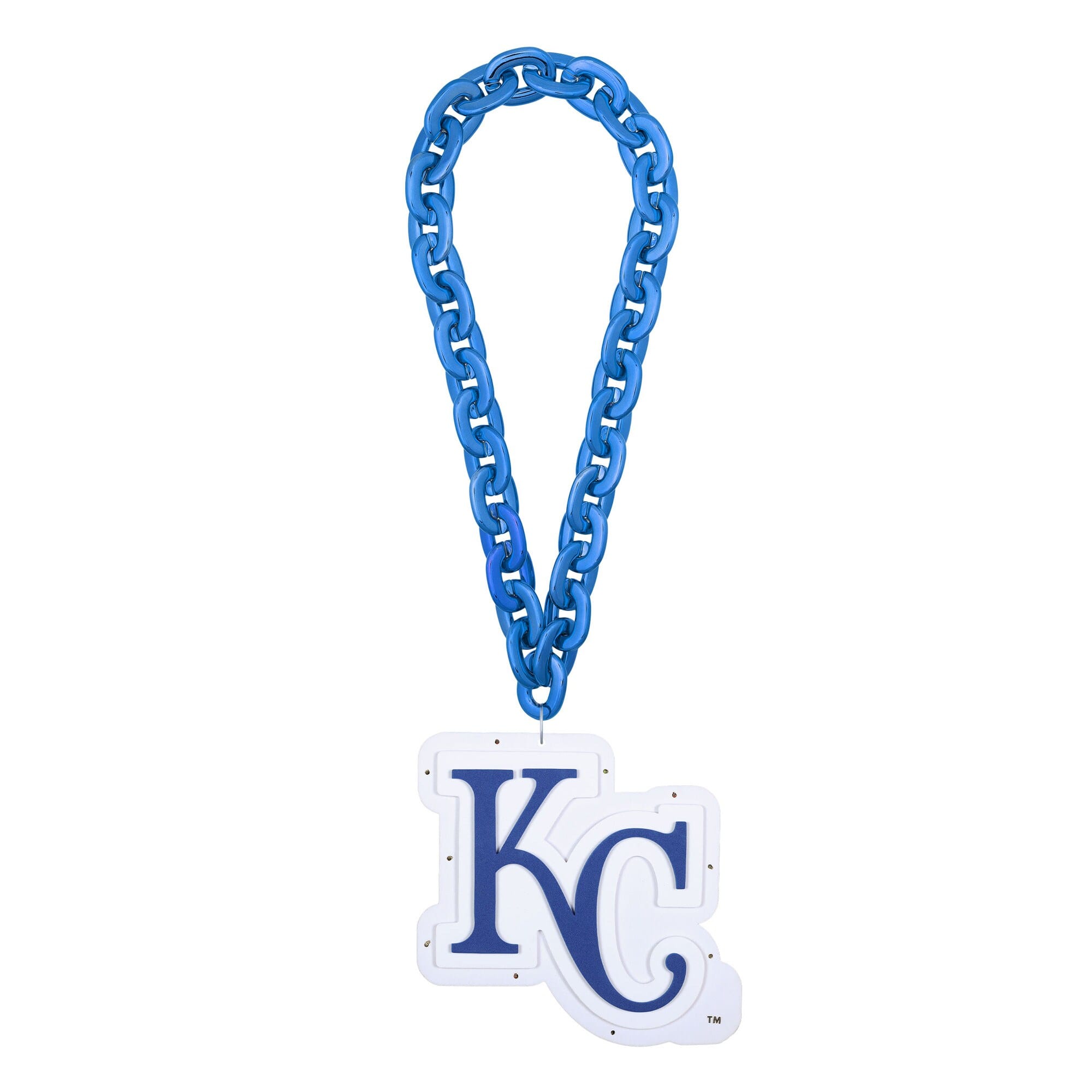 FOCO - Kansas City Royals Light Up Big Logo Fan Chain - Multicolor