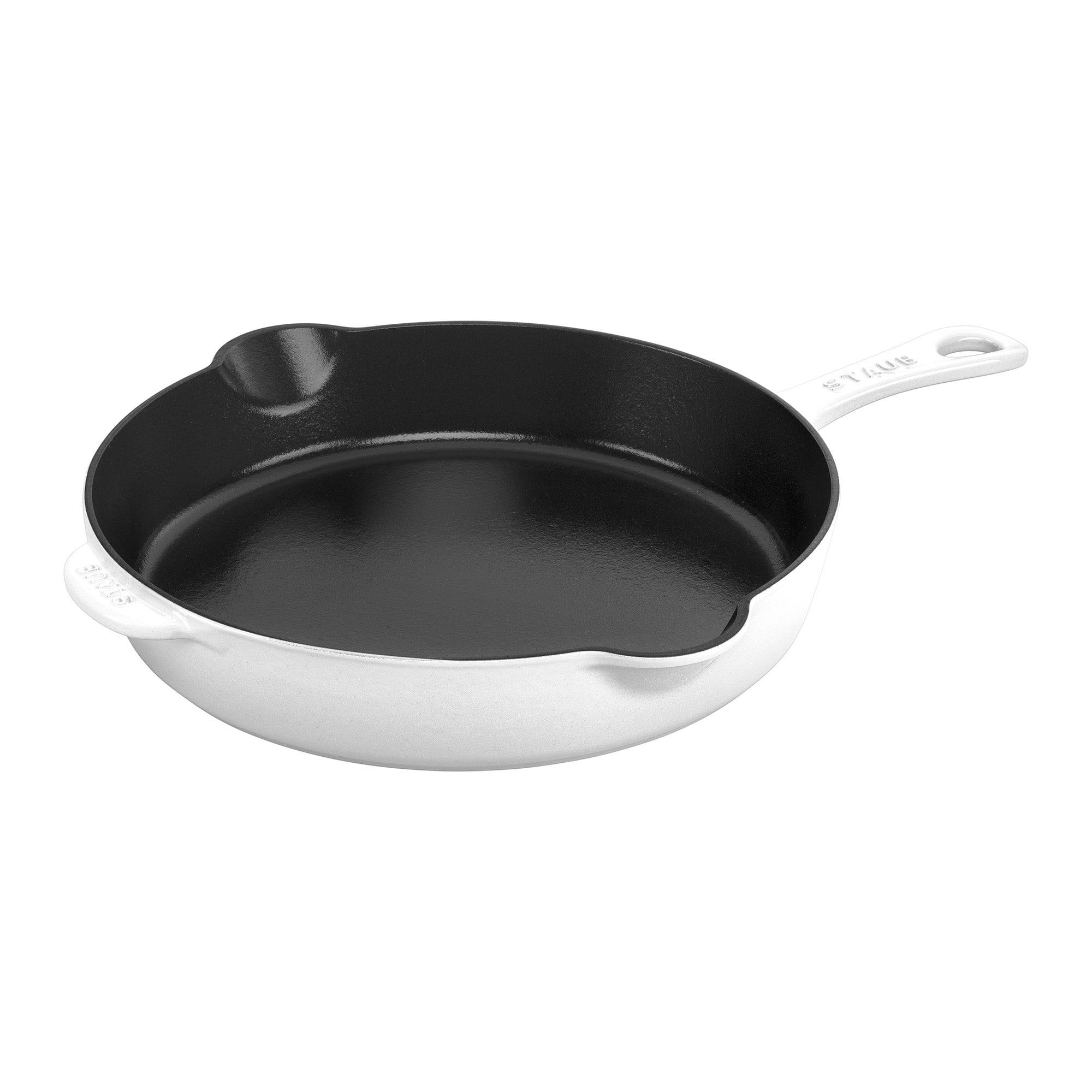 Staub - Cast Iron 11-inch Traditional Skillet - White
