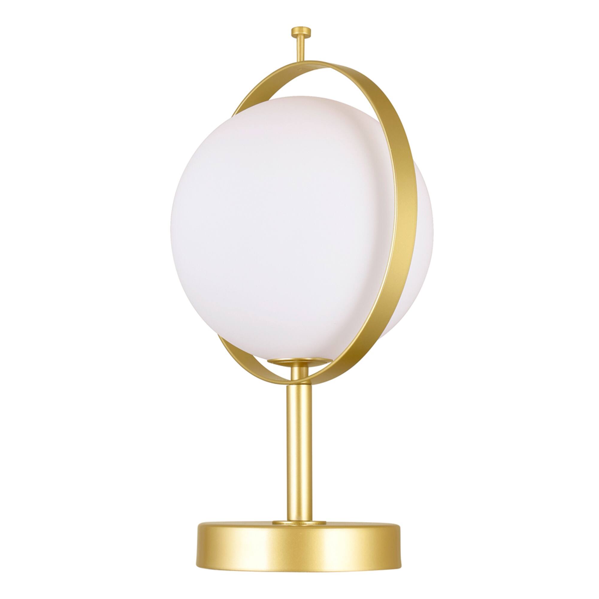 Left. CWI Lighting - Da Vinci 1 Light Table Lamp With Brass Finish - Medallion Gold.