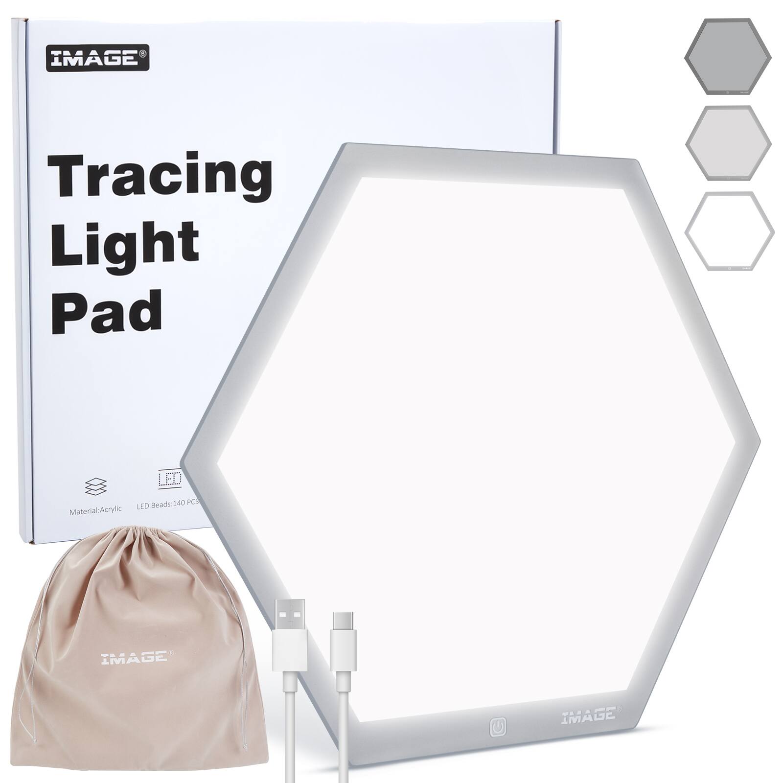 IMAGE Tracing Light Pad LED Beads: 140 Pcs Material: Acrylic