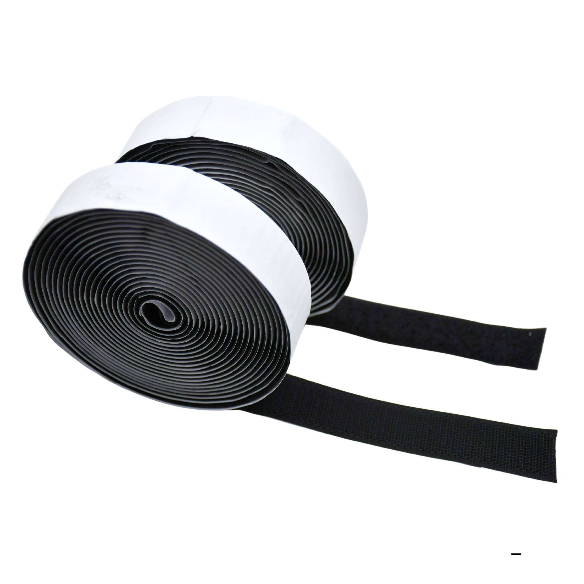 Alt View 8. Grizzly Supply - 15'x1" Adhesive Hook and Loop Roll 1/pk - Black.