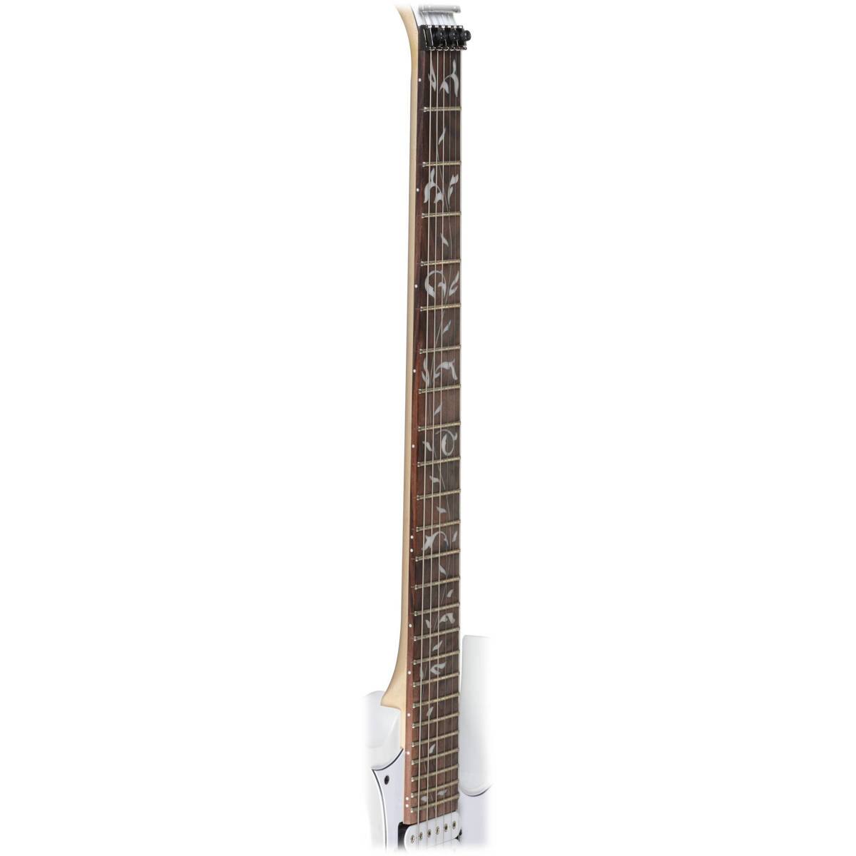 Alt View 9. Ibanez - Ibanez Steve Vai Signature JEMJR Electric Guitar, Jatoba Fretboard, White.