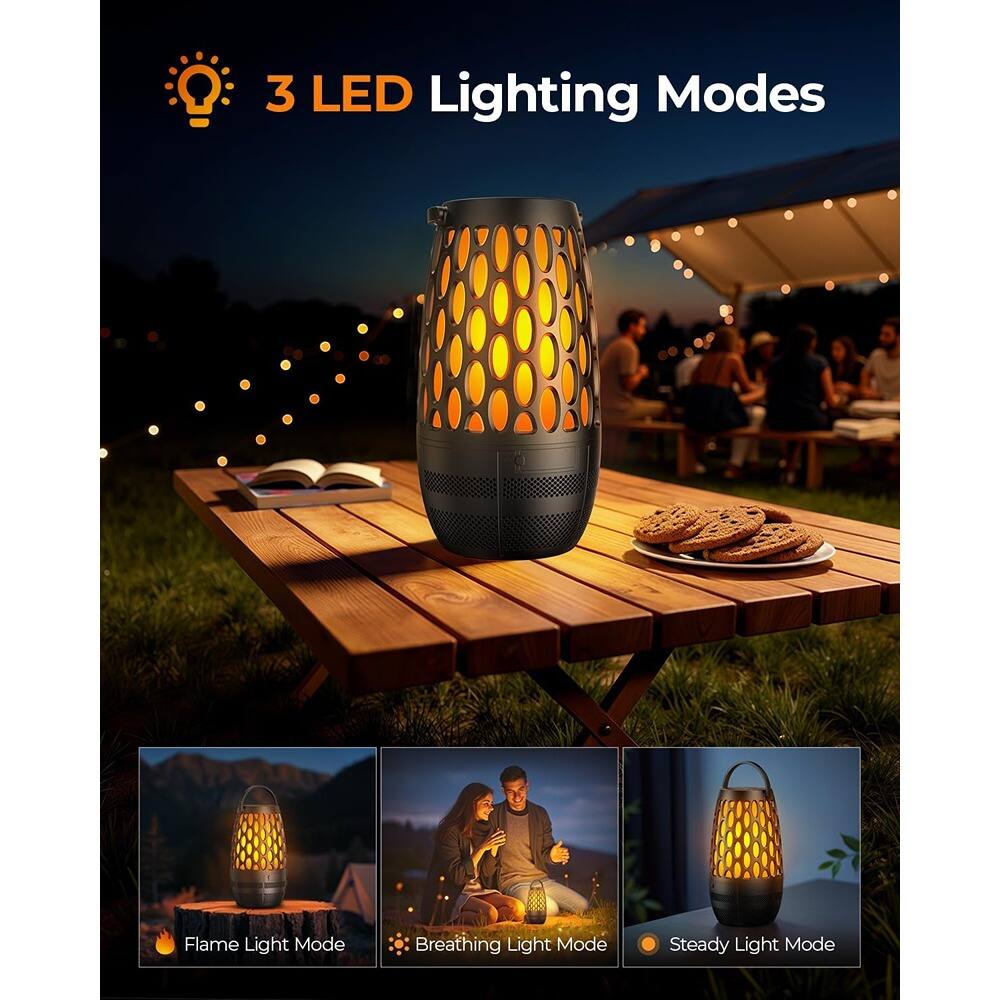 3 LED Lighting Modes

- Flame Light Mode
- Breathing Light Mode
- Steady Light Mode