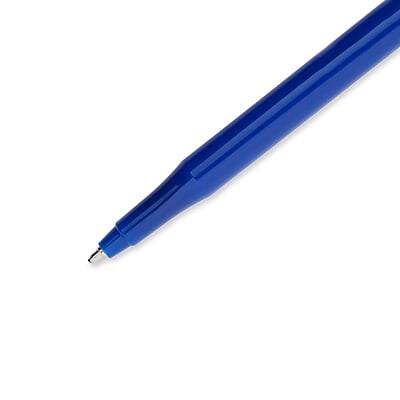Alt View 3. Paper Mate -  Eraser Mate Erasable Ballpoint Pen, Medium Point, 5/Pack  - Blue Ink.