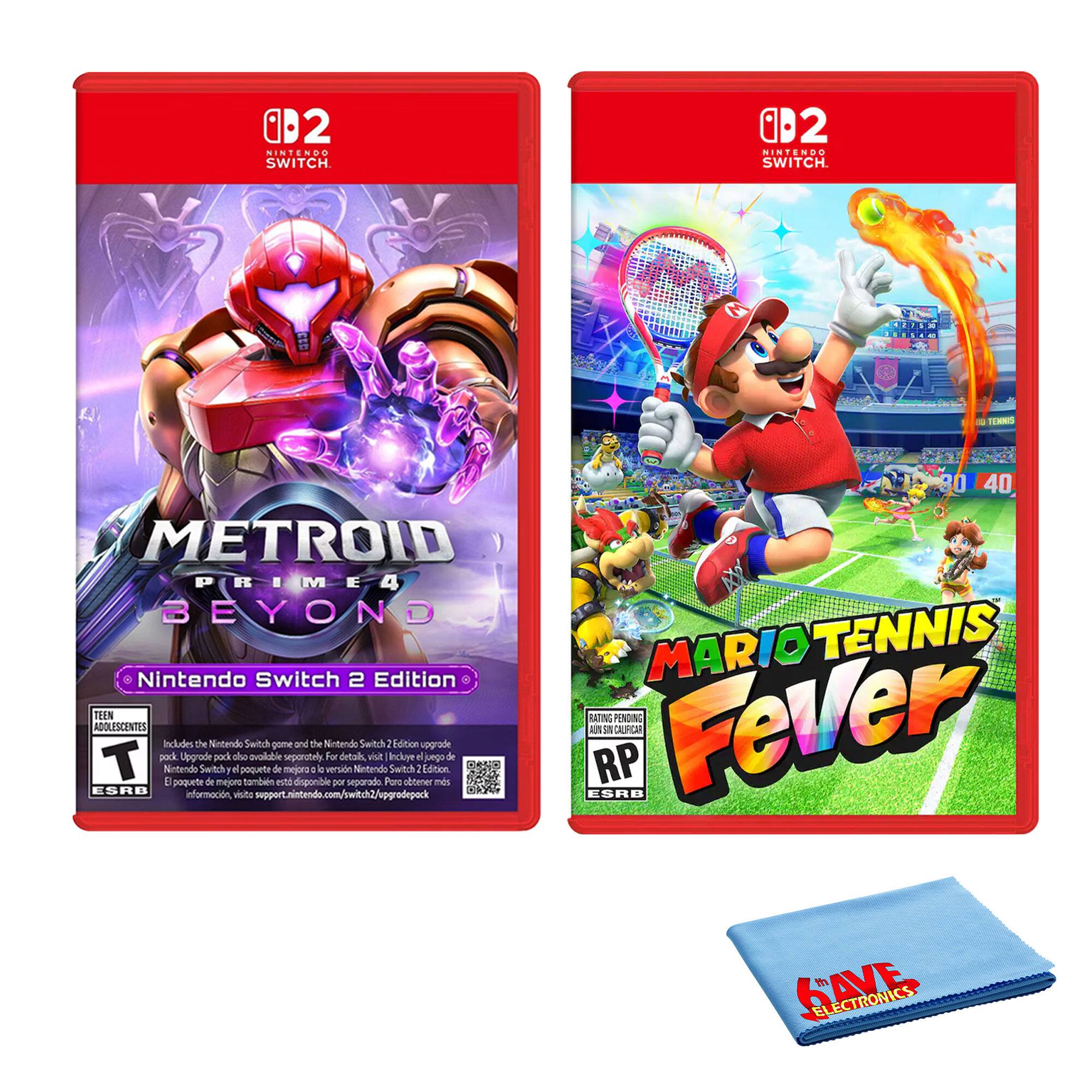 Metroid Prime 4: Beyond + Mario Tennis Fever- Switch 2 Edition - Nintendo Switch 2