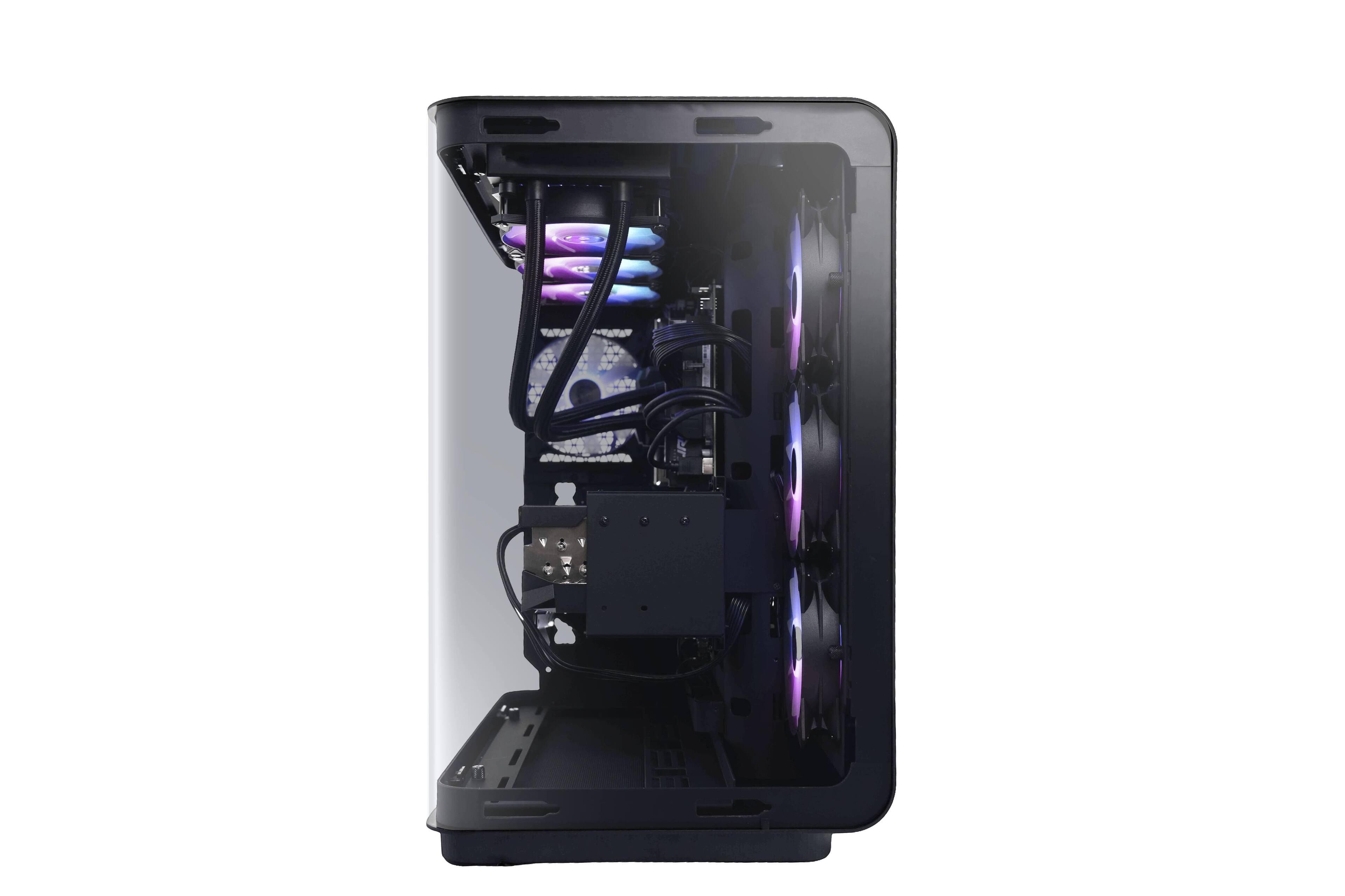 Back. MSI - Vision Elite ZS Gaming Desktop - AMD R9-9950X3D - 64GB Memory - NVIDIA GeForce RTX 5090 - 2TB SSD - Black.