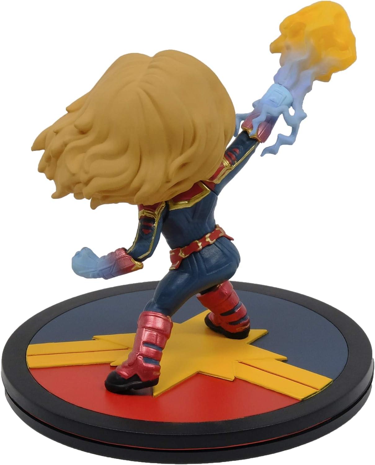Alt View 10. Marvel - Marvel Captain Marvel 4 Inch Q-Fig Diorama Figure - Blue.