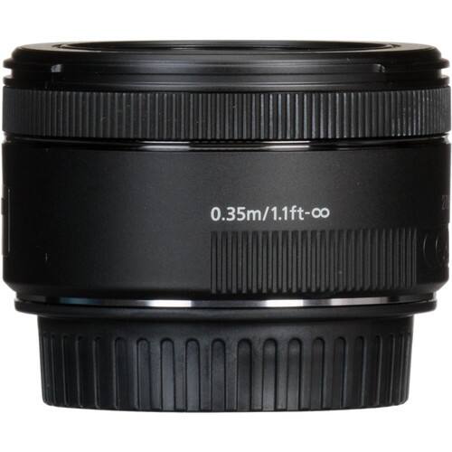 Alt View 6. Canon - Canon EF 50mm f/1.8 STM Lens | Prime with Bright f/1.8 Aperture & Smooth STM AF + More - Black.