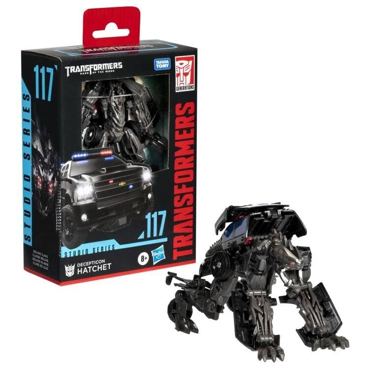 TRANSFORMERS  
GENERATIONS SERIES  
STUDIO SERIES  
CLASS A  
STUDIO SERIES 8+  
117  
DECEPTICON HATCHET