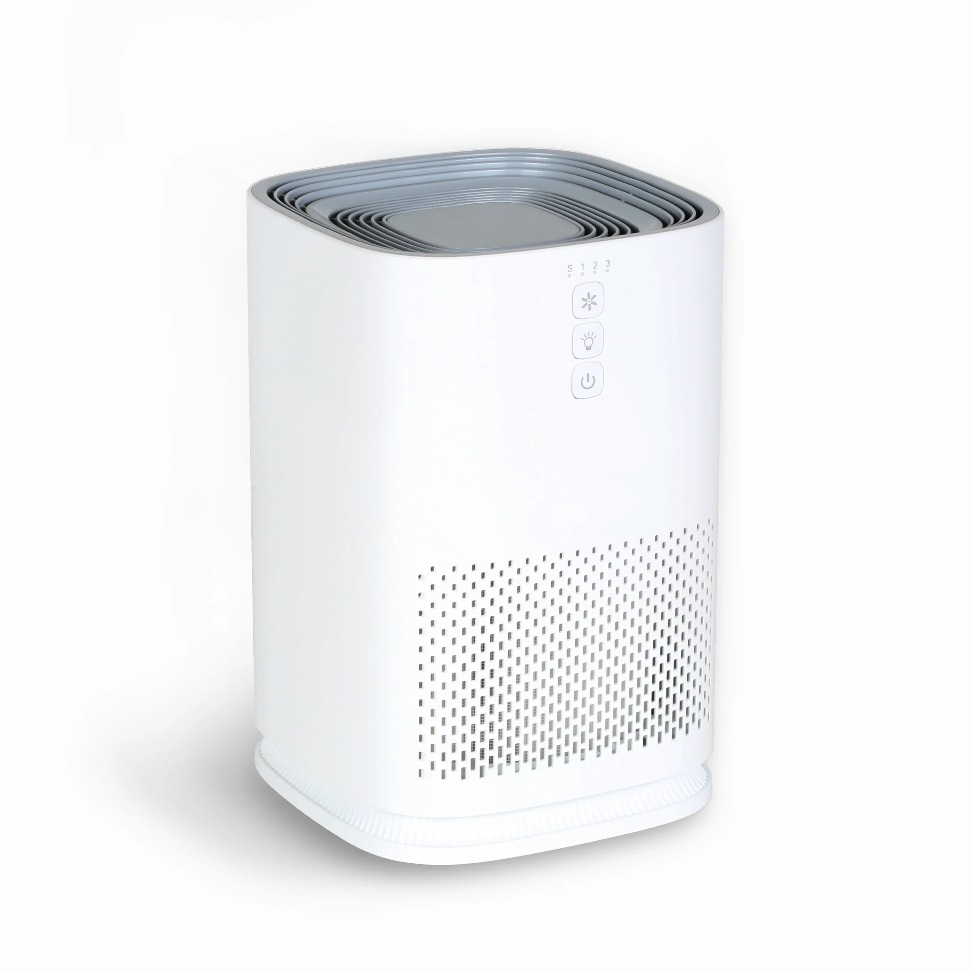 Front. Medify Air - Medify MA-14 213 Sq. Ft. Portable Air Purifier with True HEPA H13 Filter - White.