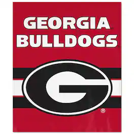 WinCraft - Georgia Bulldogs Ultra Plush 50" x 60" Throw Blanket - Multicolor